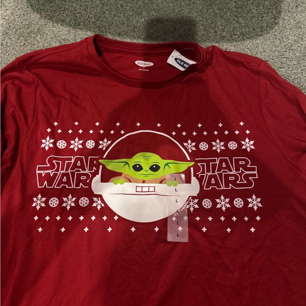 Old Navy Kids Red Star Wars Long Sleeve Tee